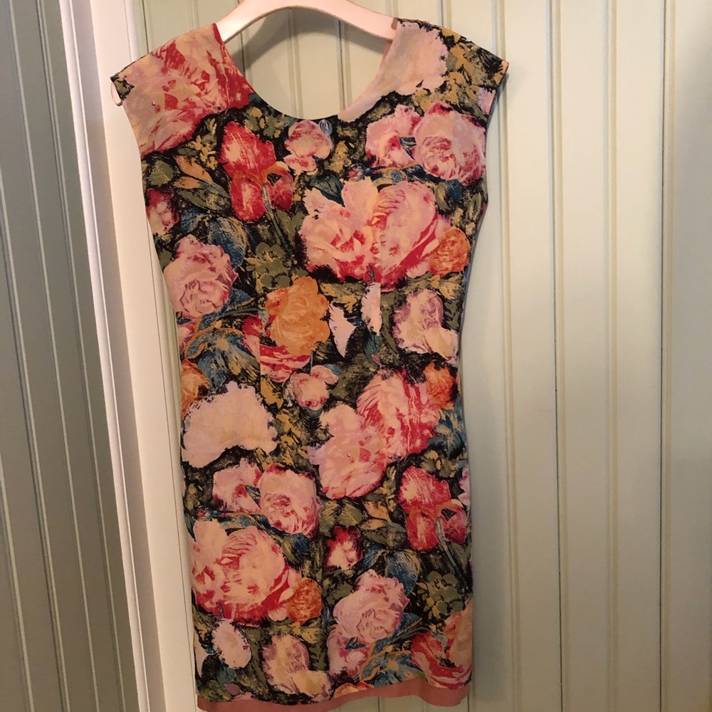 Cynthia Rowley Silk Floral Mini Dress